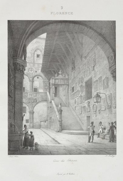 Voyage en Italie en 1822, 1833. Jean-Baptiste Isabey (French, 1767-1855). Lithograph