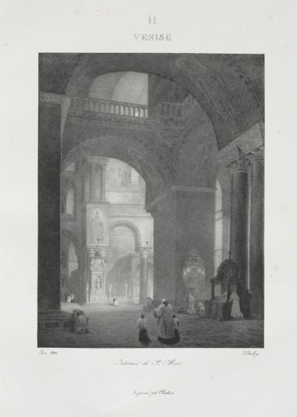 Voyage en Italie en 1822, 1833. Jean-Baptiste Isabey (French, 1767-1855). Lithograph