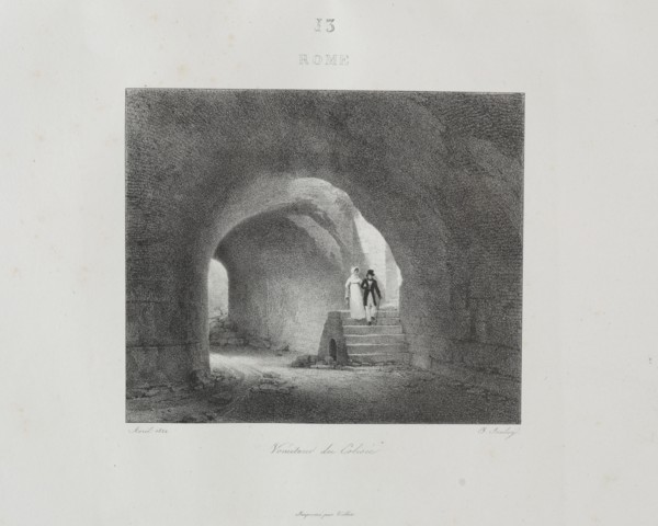 Voyage en Italie en 1822, 1833. Jean-Baptiste Isabey (French, 1767-1855). Lithograph