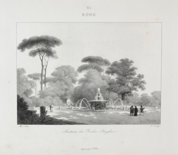 Voyage en Italie en 1822, 1833. Jean-Baptiste Isabey (French, 1767-1855). Lithograph
