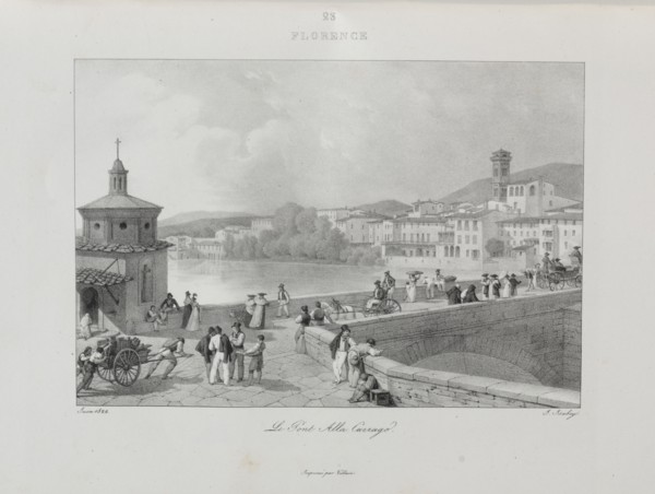 Voyage en Italie en 1822, 1833. Jean-Baptiste Isabey (French, 1767-1855). Lithograph