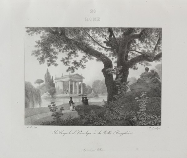 Voyage en Italie en 1822, 1833. Jean-Baptiste Isabey (French, 1767-1855). Lithograph