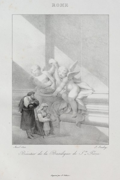 Voyage en Italie en 1822, 1833. Jean-Baptiste Isabey (French, 1767-1855). Lithograph