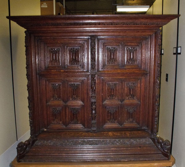 Wardrobe (Kast), c. 1580-1600. Netherlands, 16th century. Oak; overall: 170.8 x 193 x 89 cm (67 1/4