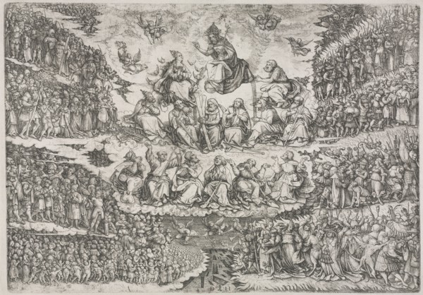 Last Judgment. Daniel I Hopfer (German, c. 1470-1536). Etching