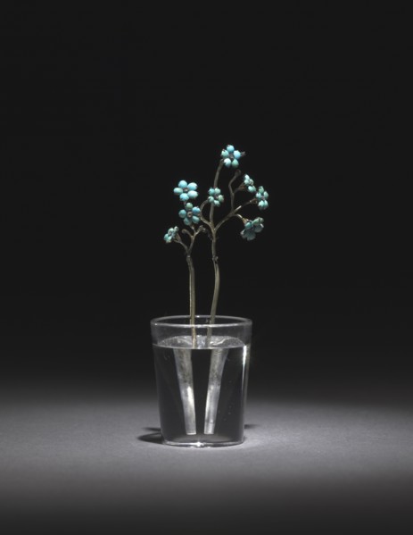 Forget-Me-Nots, late 1800s-early 1900s. Firm of Peter Carl Fabergé (Russian, 1846-1920). Turquoise,