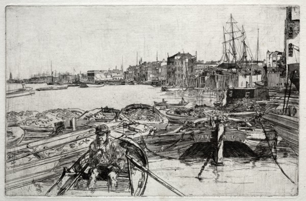 The Pool, 1859. James McNeill Whistler (American, 1834-1903). Etching; sheet: 34.3 x 25.6 cm (13