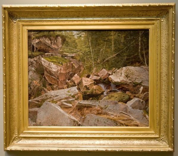Study, North Conway, New Hampshire, 1851. David Johnson (American, 1827-1908). Oil on canvas;
