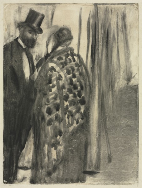 Conversation: Ludovic Halévy and Madame Cardinal (The Conversation) for "La Famille Cardinal" by
