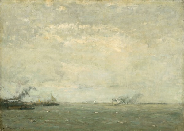 Seascape, 1892. Henry Ward Ranger (American, 1858-1916). Oil on canvas; unframed: 46.3 x 64.7 cm