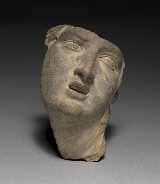Head of Proserpina, 1650- 1700. After Gian Lorenzo Bernini (Italian, 1598-1680). Terracotta;