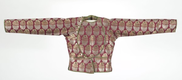 Jacket, 1800s. India, 19th century. Woven silk and metal threads, cotton; overall: 52 x 157.5 cm
