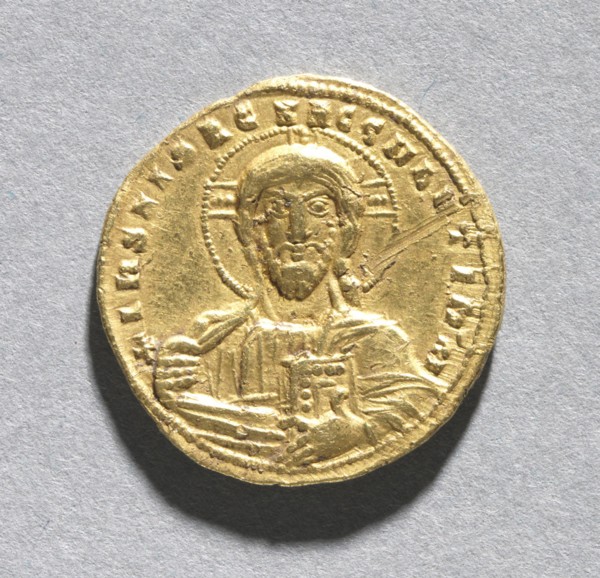 Nomisma with Nicephorus II Phocas (obverse), 963-969. Byzantium, 10th century. Gold; overall: 2 cm