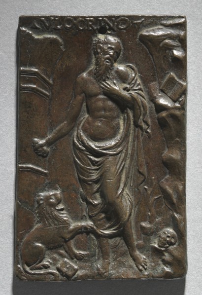 Saint Jerome, 1500s. Cast after a model by Ulocrino (Italian). Bronze; overall: 8 x 5.1 cm (3 1/8 x