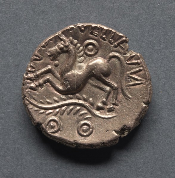 Stater, c. 1-10 A.D.. England (Ancient Britain), 1st century A.D.. Gold