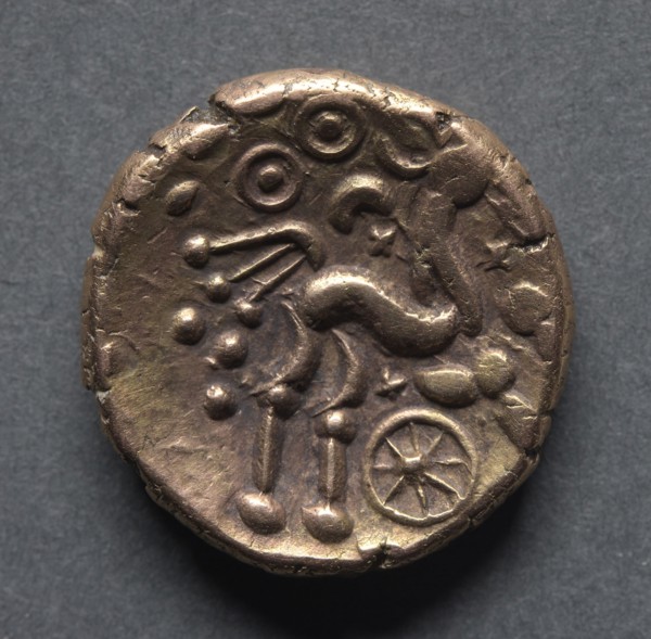 Bodvoc Stater of the Dobunni (reverse), c. 40 B.C.. England (Ancient Britain), 1st century B.C..