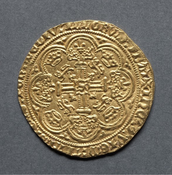 Noble (reverse), 1399-1412. England, Henry IV, 1399-1413. Gold
