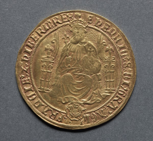 Sovereign (obverse), 1544-1547. England, Henry VIII, 1509-1547. Gold