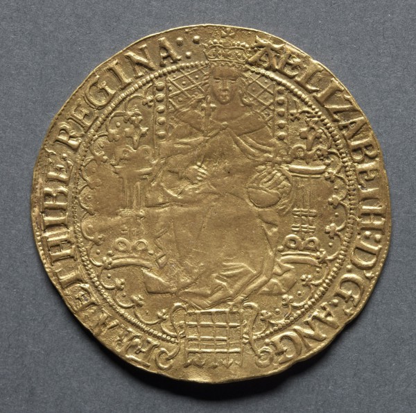 Sovereign of Thirty Shillings (obverse), 1583-1603. England, Elizabeth I, 1558-1603. Gold