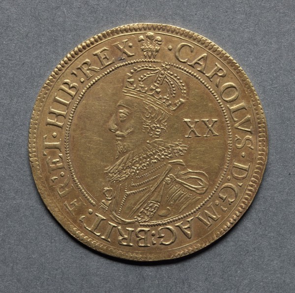 Tower Unite (obverse), 1630-1631. England, Charles I, 1625-1649. Gold