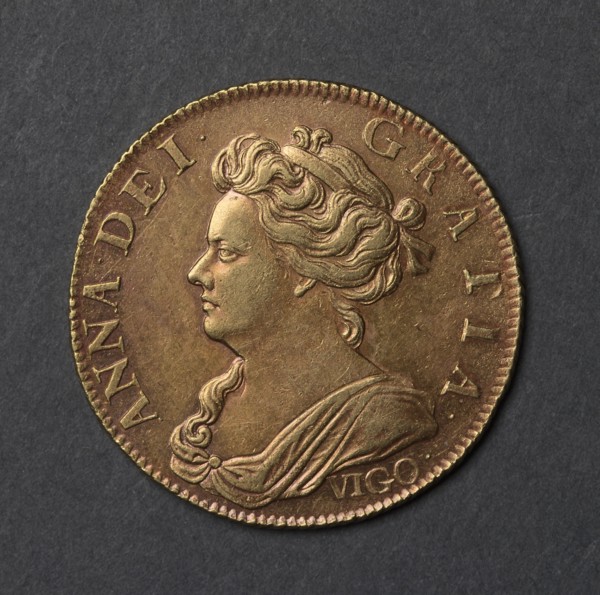 Guinea, 1703. England, Anne, 1702-1714. Gold