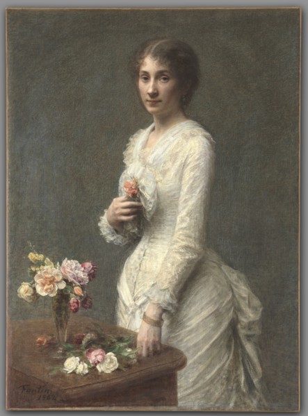 Madame Lerolle, 1882. Henri Fantin-Latour (French, 1836-1904). Oil on fabric; framed: 132.4 x 103.5