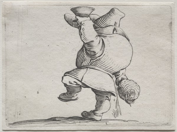 Drinker Seen From Behind. Jacques Callot (French, 1592-1635). Etching