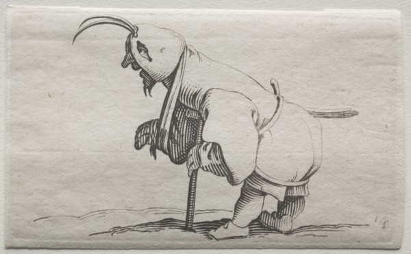 Cripple with a Hood. Jacques Callot (French, 1592-1635). Etching