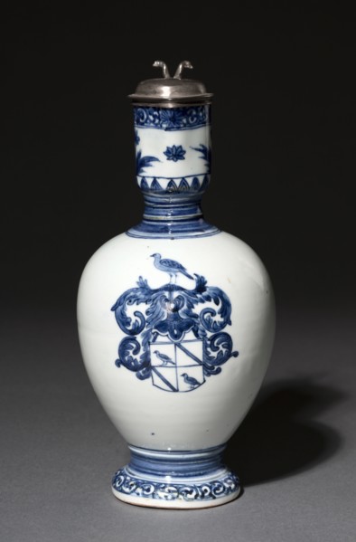 Pair of Jugs with Silver Mounts: Arita Ware, c. 1662-1676. Barent van Leeuwen (Dutch, 1637-1682).