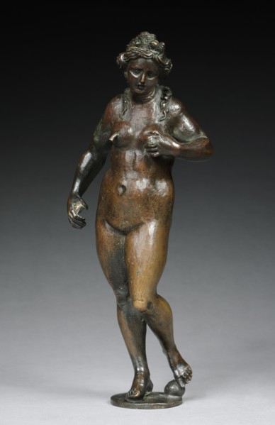 Fountain Figure of Abundance, c. 1530-1540. Germany, Augsburg, 16th century. Bronze; overall: 28.3