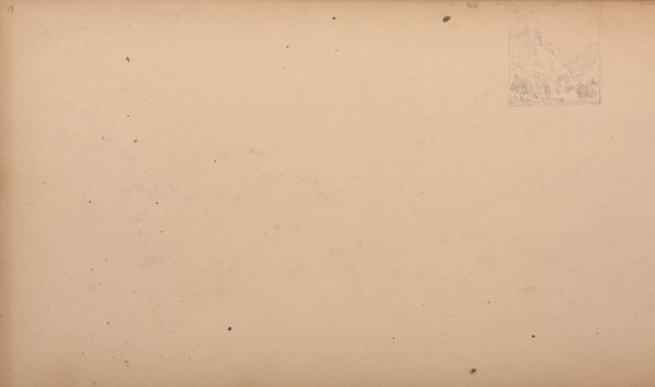Sketchbook, page 17: Dixville Notch, Maine, 1859. Sanford Robinson Gifford (American, 1823-1880).