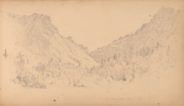 Sketchbook, page 18: "Dixville Notch, Sept. 4, 89