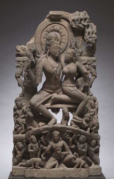 Ravana Shaking Mount Kailasa, 700s. Central India, Madhya Pradesh, Chandela Dynasty, 8th century.
