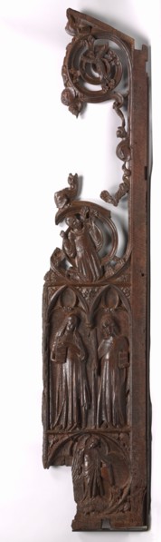 Panel from a Choir Stall, c. 1330-1340. Spain, Catalonia, Monastery of Pedralbes, 14th century.