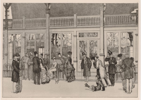 A Glove:  The Locale, 1880. Max Klinger (German, 1857-1920). Etching