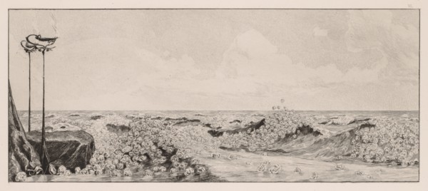 A Glove:  Homage, 1880. Max Klinger (German, 1857-1920). Etching