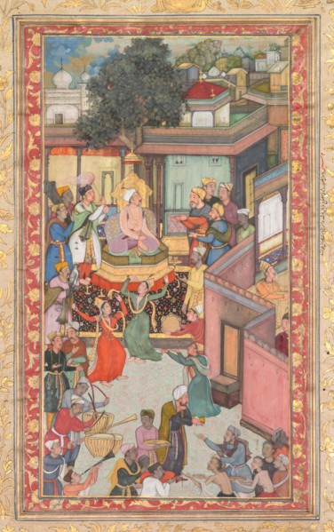 Circumcision ceremony for Akbar’s sons, painting 126 from an Akbar-nama (Book of Akbar) of Abu’l