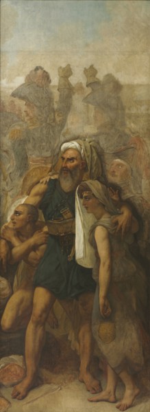 Egyptian Family (Sketch for "The Battle of the Pyramids"), c. 1835. Antoine-Jean Gros (French,