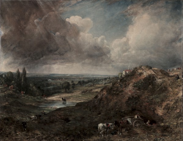 Branch Hill Pond, Hampstead, 1828. John Constable (British, 1776-1837). Oil on canvas; framed: 89 x