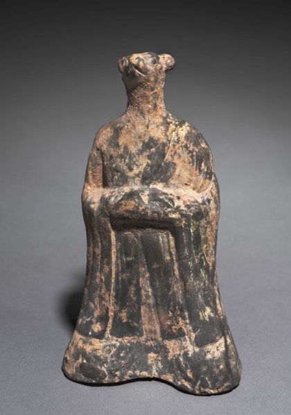 Mortuary Figure of the Zodiac Sign: Tiger (Gemini), 500s. China, Northern Wei dynasty (386-534).