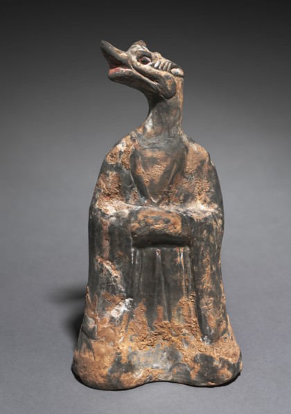 Mortuary Figure of the Zodiac Sign:  Dragon (Leo), 500s. China, Northern Wei dynasty (386-534).