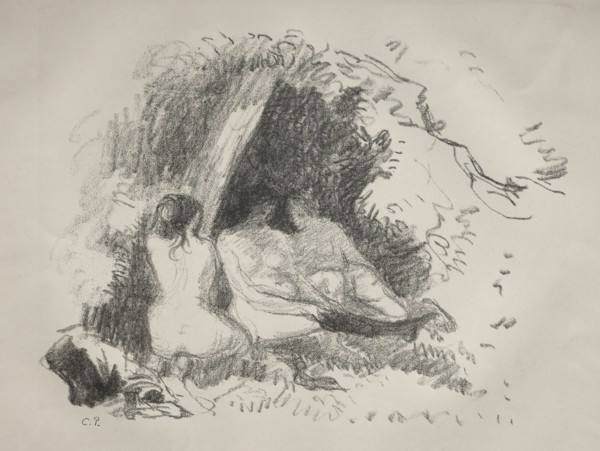 Nude Women, c. 1896. Camille Pissarro (French, 1830-1903). Lithograph