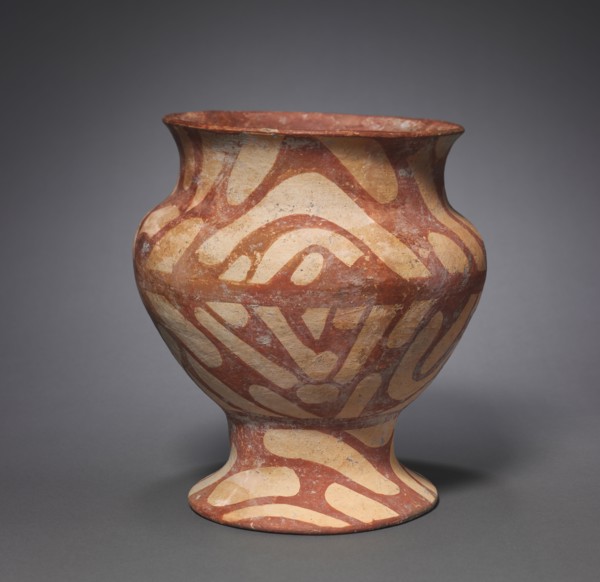 Jar, c. 3rd millenium BC. South East Asia, Thailand, Ban Chiang, Neolithic period. Earthenware;
