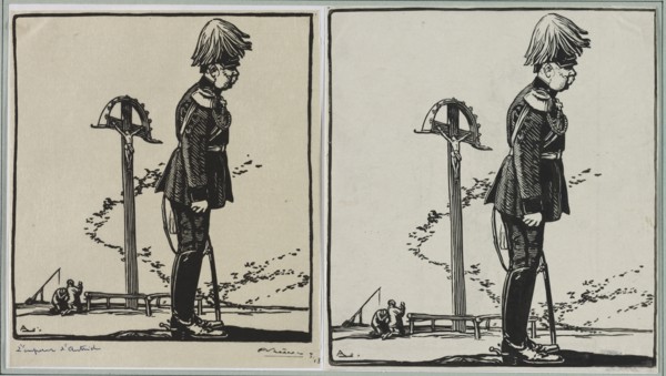 L'Empereur d'Autriche, 1914. Auguste Louis Lepère (French, 1849-1918). Woodcut