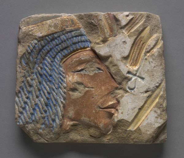 Talatat: Portrait of Nefertiti, c. 1353-1347 BC. Egypt, Karnak, New Kingdom, Dynasty 18, reign of