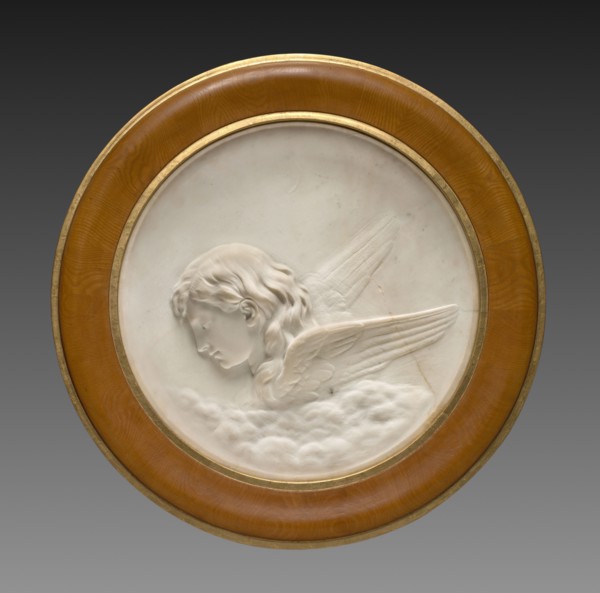 Evening, c. 1850. Erastus Dow Palmer (American, 1817-1904). Marble; framed: 72 x 5 cm (28 3/8 x 1