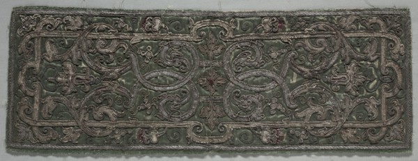 Apparel from a Dalmatic, early 1500s. Italy, early 16th century. Embroidery; silk and metallic