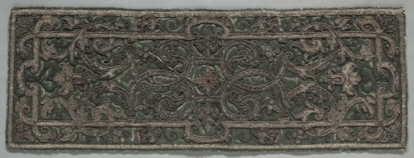 Apparel from a Dalmatic, early 1500s. Italy, early 16th century. Embroidery; silk and metallic