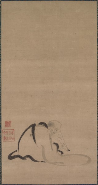 Seated Priest, late 16th-first half of 17th century. Japan, Momoyama (1573-1615) or early Edo