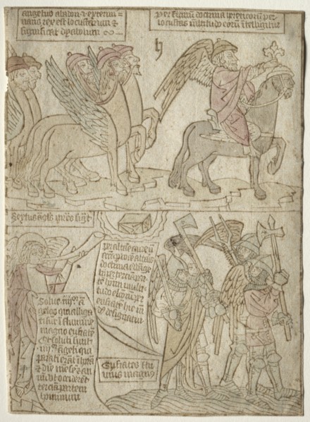 Apocalypse: page from the Apocalypse (The Locusts with the Angel of the Abyss and The Sixth